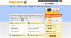 Desktop Screenshot of cotedivoireeducation.info